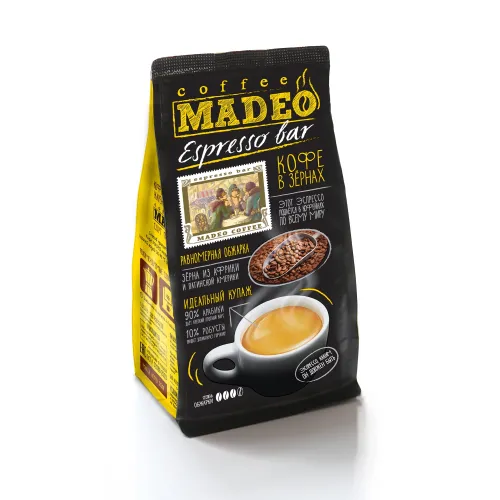 Кофе в зернах Madeo espresso bar 200 гр