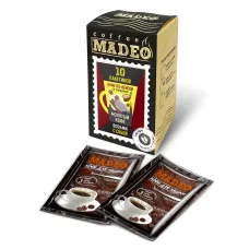 Кофе молотый Madeo по-венски в обсыпке из корицы и какао порционный 10x10гр