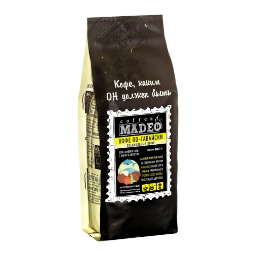 Кофе в зернах Madeo ПО-ГАВАЙСКИ 500 гр