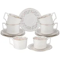 Фарфоровый кофейный набор на 6 персон, 12 предметов, Фабьен, 200 мл – Lefard