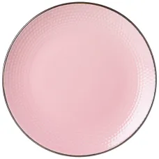 Тарелка десертная 19,5 см коллекция ностальжи цвет: розовый сахар - Lefard 6 штук