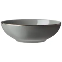 Тарелка суповая 18,7 см коллекция муссон цвет: серый космос - Lefard 6 штук
