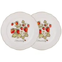 Набор тарелок закусочных strawberry 2 шт. 20,5 см - Lefard