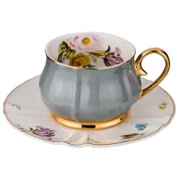 Чайная пара Времена года 200 мл серая – Lefard