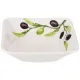 Салатник квадратный оливки 18х18 см - Annaluma