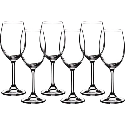 Набор бокалов для вина из 6 штук klara / sylvia 250 мл высота=19 см - CRYSTALITE