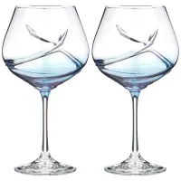 Набор бокалов для вина из 2 штук turbulence colors 570 мл - Bohemia Crystal