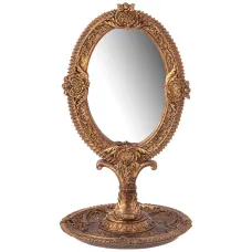 Зеркало настольное коллекция рококо, 15*15*26 см - Lefard