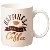 Кружка Кофе белая 340 мл – Lefard