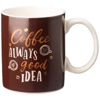 Кружка Кофе коричневая 340 мл – Lefard