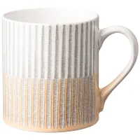 Кружка бело-бежевая 530 мл – Bronco