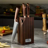 Набор ножей на пластиковой подставке, 6 предметов – Agness