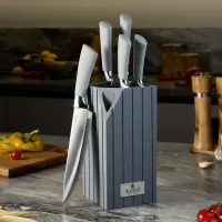 Набор ножей на пластиковой подставке, 6 предметов – Agness