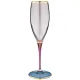 Набор бокалов для шампанского из 6 штук 260 мл premium colors - ART DECOR