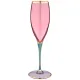 Набор бокалов для шампанского из 6 штук 260 мл premium colors - ART DECOR