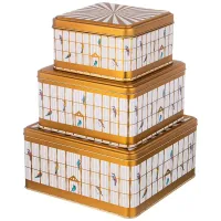 Набор емкостей для хранения PARADISE Bird из 3-х штук, 1,9 л/3,7 л/5,8 л – Agness