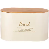 Хлебница 2 в 1 Арктик 34*18*20 см цвет: бежевый – Agness