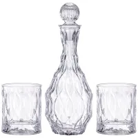 Набор штоф и 2 стакана, 12x36 см, 1400 мл – Alegre Glass