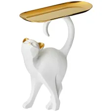 Подставка декоративная для мелочей кошка 17*8*27,5 см - Lefard