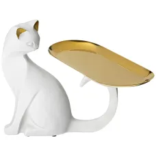 Подставка декоративная для мелочей кошка 18,5*7*18,5см - Lefard