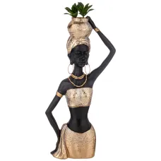 Фигурка декоративная африканка 19,5*10,5*39,3 см - Lefard