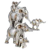 Фигурка декоративная Пять слонов 22,8х7,2х21,3 см – Lefard