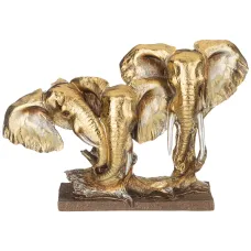 Фигурка декоративная слоны 34х11,2х22,2см - Lefard