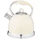 Чайник со свистком, 3 л с индукционным капсульным дном, цвет: молочный – Agness