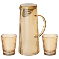 Набор для сока/воды 3 предмета: кувшин 1,25 л + 2 стакана 300 мл – Lefard