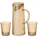Набор для сока/воды 3 предмета: кувшин 1.25 л + 2 стакана 300 мл - Lefard