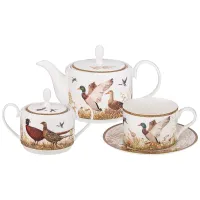 Фарфоровый чайный сервиз на 6 персон, 14 предметов, Охота – Lefard