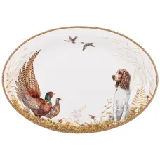 Блюдо овальное Охота 32*22 см – Lefard