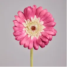 Цветок искусственный гербера, высота 61 см – Lefard