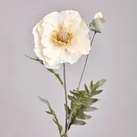 Цветок искусственный мак высота 72 см