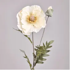 Цветок искусственный мак высота 72 см