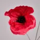 Цветок искусственный мак высота 50 см