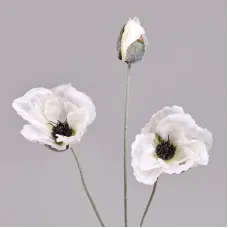 Цветок искусственный мак высота 50 см