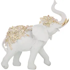 Статуэтка слон 34*14*35 см коллекция flower fantasy - Lefard