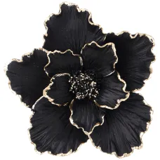 Панно настенное flower цвет:черный 21*25,6см - Lefard