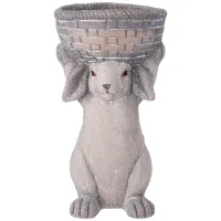 Кашпо декоративное Кролик 18*17.5*34 см – Lefard