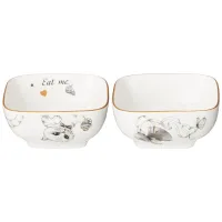 Набор салатников квадратных Wonderland 2 штуки 8*4 см 100 мл – Lefard