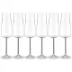 Набор бокалов для шампанского из 6 шт. alex 210 мл - Crystalex