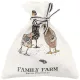 Мешочек подарочный Family Farm 25х23 см, 100% хлопок, белый, твил, пропитка - Lefard