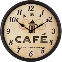 Часы настенные кварцевые Chef Kitchen 35,5*35,5*5 см диаметр циферблата=31 см – Lefard