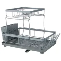 Сушилка для посуды серая 43*30*31 см – Agness