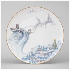 Тарелка обеденная Снежная королева 25,5 см – Lefard