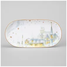 Блюдо овальное Снежная королева 20,5 см – Lefard
