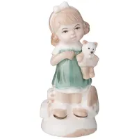 Фигурка Девочка с мишкой 5,6*5*12,5 см – Lefard