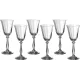 Набор бокалов для вина из 6 штук анжела оптик 185 мл высота=20 см - Bohemia Crystal