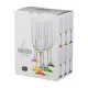 Набор бокалов для шампанского из 6 штук rainbow 190 мл высота=24 см - Bohemia Crystal